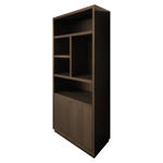 Vitrinekast Oakura bruin