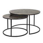 Salontafel Asher champagne goud (set van 2)