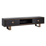 Tv-meubel Hunter zwart rustic