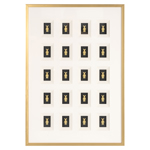 Wanddecoratie Bear zwart/goud