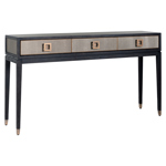Sidetable Bloomville messing shagreen