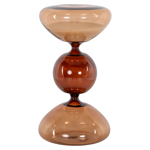 Decoratief object Elba bruin hourglass klein