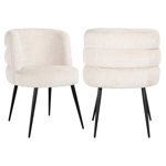Eetkamerstoel Stella niagara beige brandvertragend