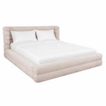 Bed Obidis naturel linear 180x210 (mattress size (excl.)) met storage
