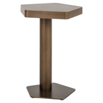 Sofatafel Hexa geborsteld goud