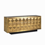 Dressoir Collada geborsteld goud