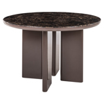Eettafel Almundi chocolat bruin 120Ø
