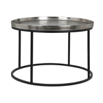 Salontafel Lyam zilver 70Ø