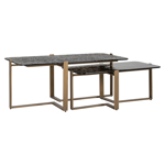 Salontafel Sterling bruin (set van 2)