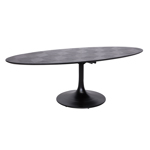 Eettafel Blax zwart ovaal 250
