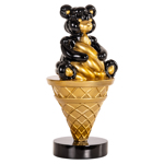 Decoratief object Harly zwart/goud