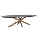 Eettafel Hayley dark koffie 280