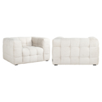 Loungestoel Merrol crème fusion brandvertragend