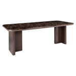 Eettafel Almundi chocolat bruin 230