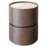 Nachtkastje Ellery bruin 2-drawers