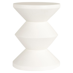 Bijzettafel Bloomstone wit 35Ø