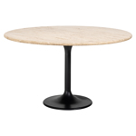 Eettafel Hampton zwart 140Ø