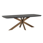 Eettafel Cambon dark koffie danish ovaal 230