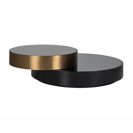 Salontafel Alexander Jones zwart/goud (Slice)