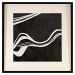Wanddecoratie Jozra zwart/wit