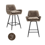 Counterkruk Linsey niagara stone draaibaar (set van 2)