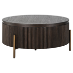 Salontafel Luxor bruin 95Ø