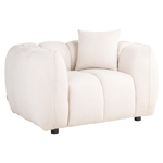 Loungestoel Jezebel crème fancy