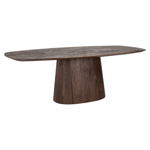 Eettafel Alix donkerbruin 230