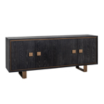 Dressoir Hunter zwart rustic
